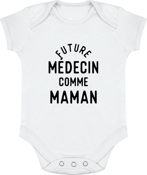 Body bébé Future médecin comme maman