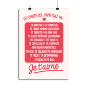 Affiche les choses que j'aime