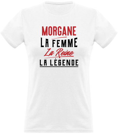 T shirt femme morgane la femme la reine la légende