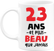 Mug 23 ans et plus beau