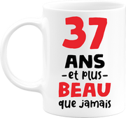 Mug 37 ans et plus beau