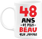 Mug 48 ans et plus beau