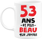 Mug 53 ans et plus beau
