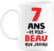 Mug 7 ans et plus beau