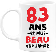 Mug 83 ans et plus beau
