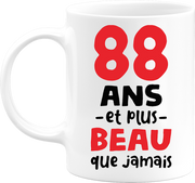 Mug 88 ans et plus beau