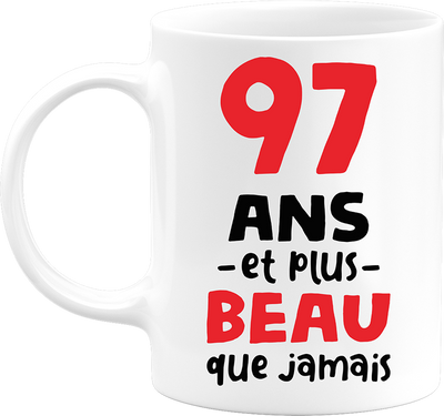 Mug 97 ans et plus beau