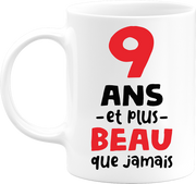 Mug 9 ans et plus beau