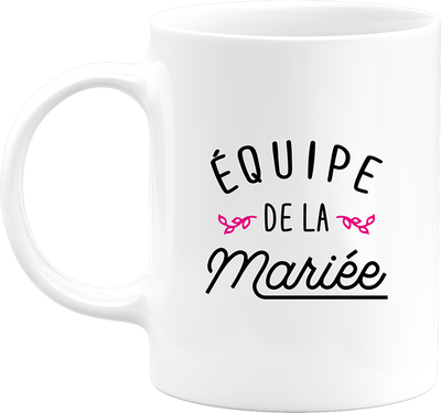 Mug équipe de la mariée