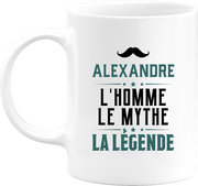 Mug alexandre l'homme le mythe la légende