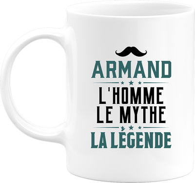 Mug armand l'homme le mythe la légende