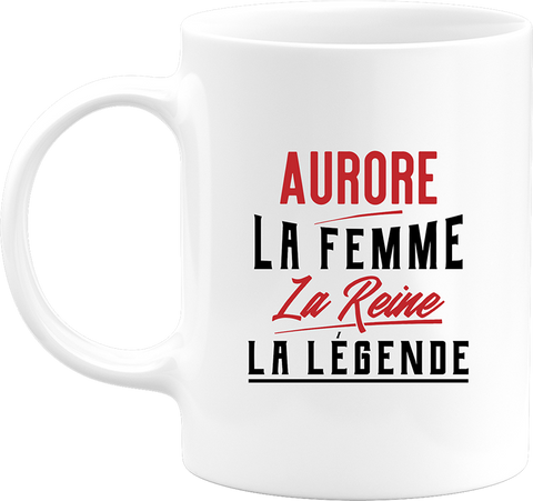 Mug aurore la femme la reine la légende