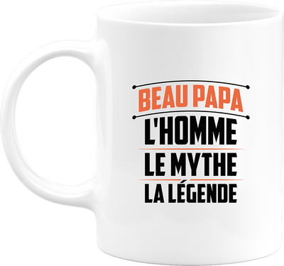 Mug beau papa la légende 3