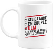Mug célibataire en couple ulm