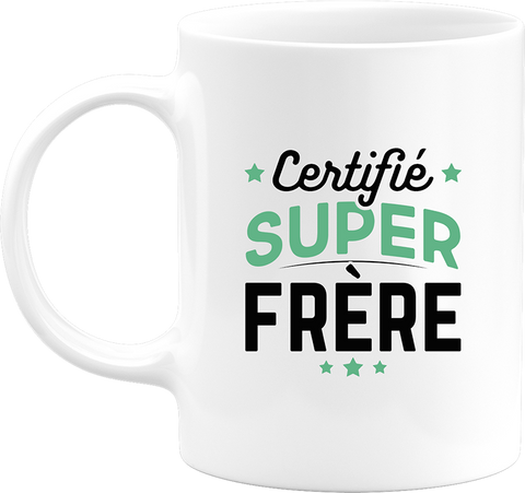 Mug certifié super frère