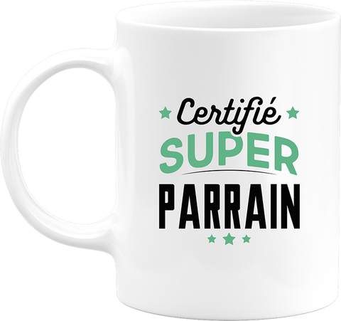 Mug certifié super parrain