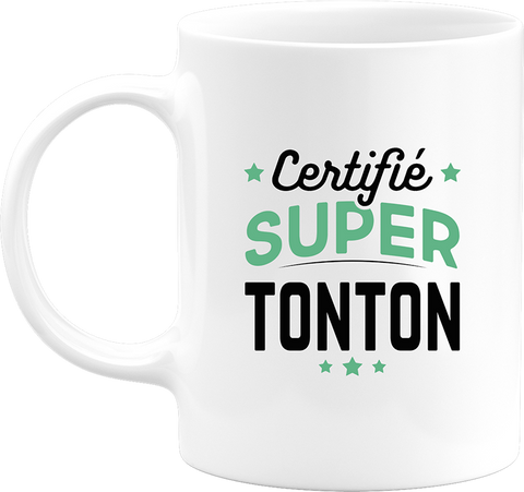 Mug certifié super tonton
