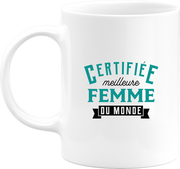 Mug certifiée meilleure femme