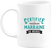 Mug certifiée meilleure marraine