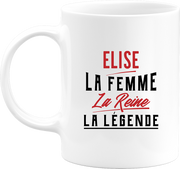 Mug elise la femme la reine la légende