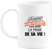 Mug femme d'un pêcheur