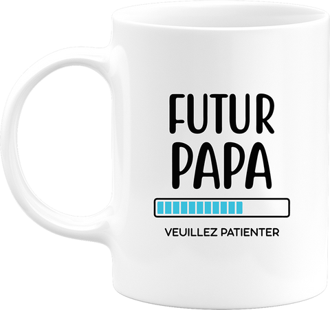 Mug futur papa veuillez patienter