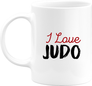 Mug i love judo