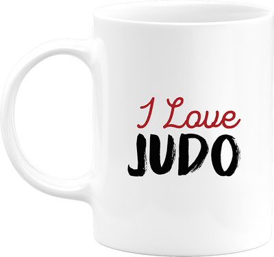 Mug i love judo