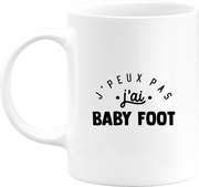 Mug j'peux pas j'ai baby foot 2