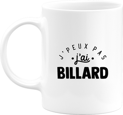 Mug j'peux pas j'ai billard 2