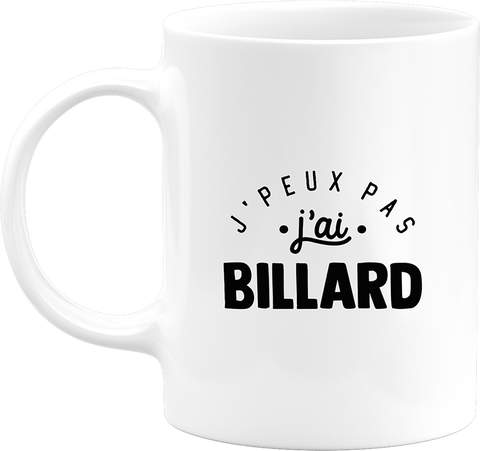Mug j'peux pas j'ai billard 2