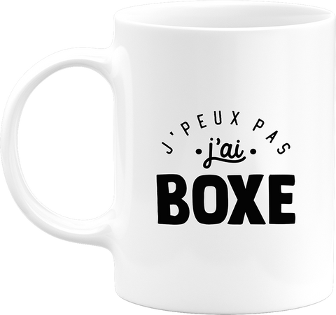 Mug j'peux pas j'ai boxe 2