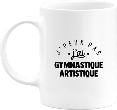 Mug j'peux pas j'ai gymnastique artistique 2