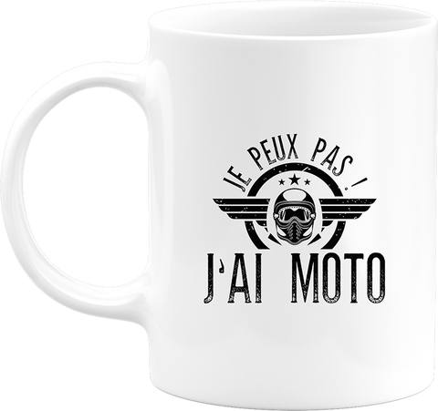 Mug j'peux pas j'ai moto 5