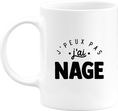 Mug j'peux pas j'ai nage 2