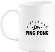 Mug j'peux pas j'ai ping-pong 2