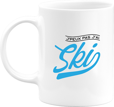 Mug j'peux pas j'ai ski