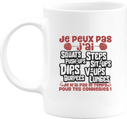 Mug j'peux pas j'ai squats