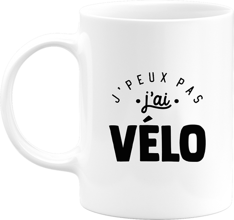 Mug j'peux pas j'ai vélo 2