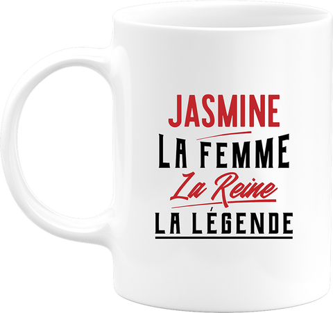 Mug jasmine la femme la reine la légende