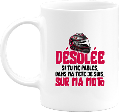 Mug je suis sur ma moto