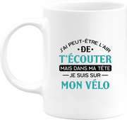 Mug je suis sur mon vélo