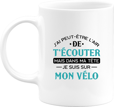 Mug je suis sur mon vélo