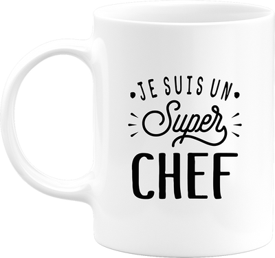 Mug je suis un super chef