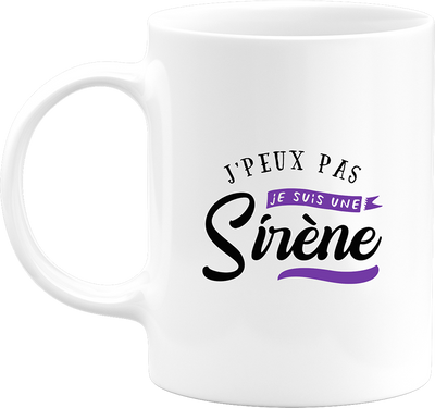 Mug je suis une sirène
