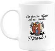 Mug la femme idéale est motarde