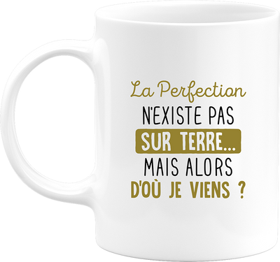 Mug la perfection n'existe pas