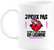 Mug le tour du monde en licorne