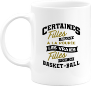 Mug les filles jouent au basket