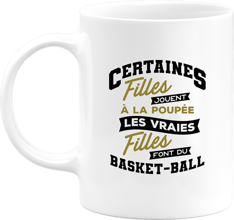 Mug les filles jouent au basket